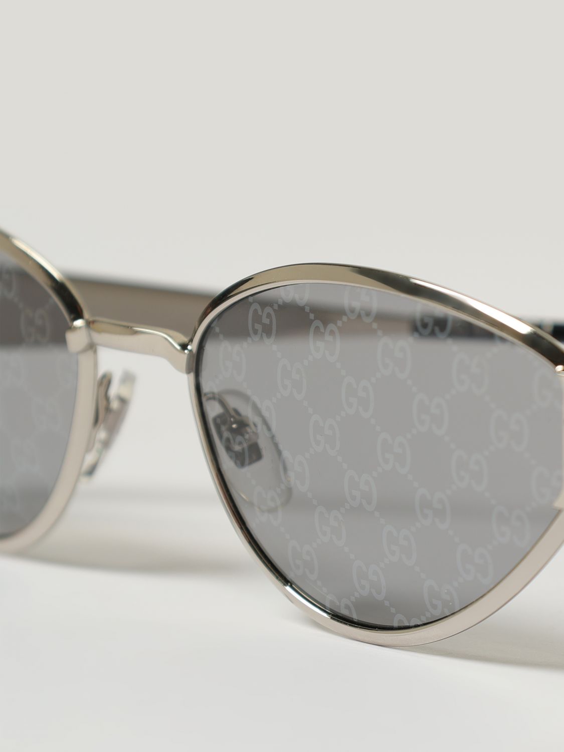 Gucci Sunglasses Woman Silver
