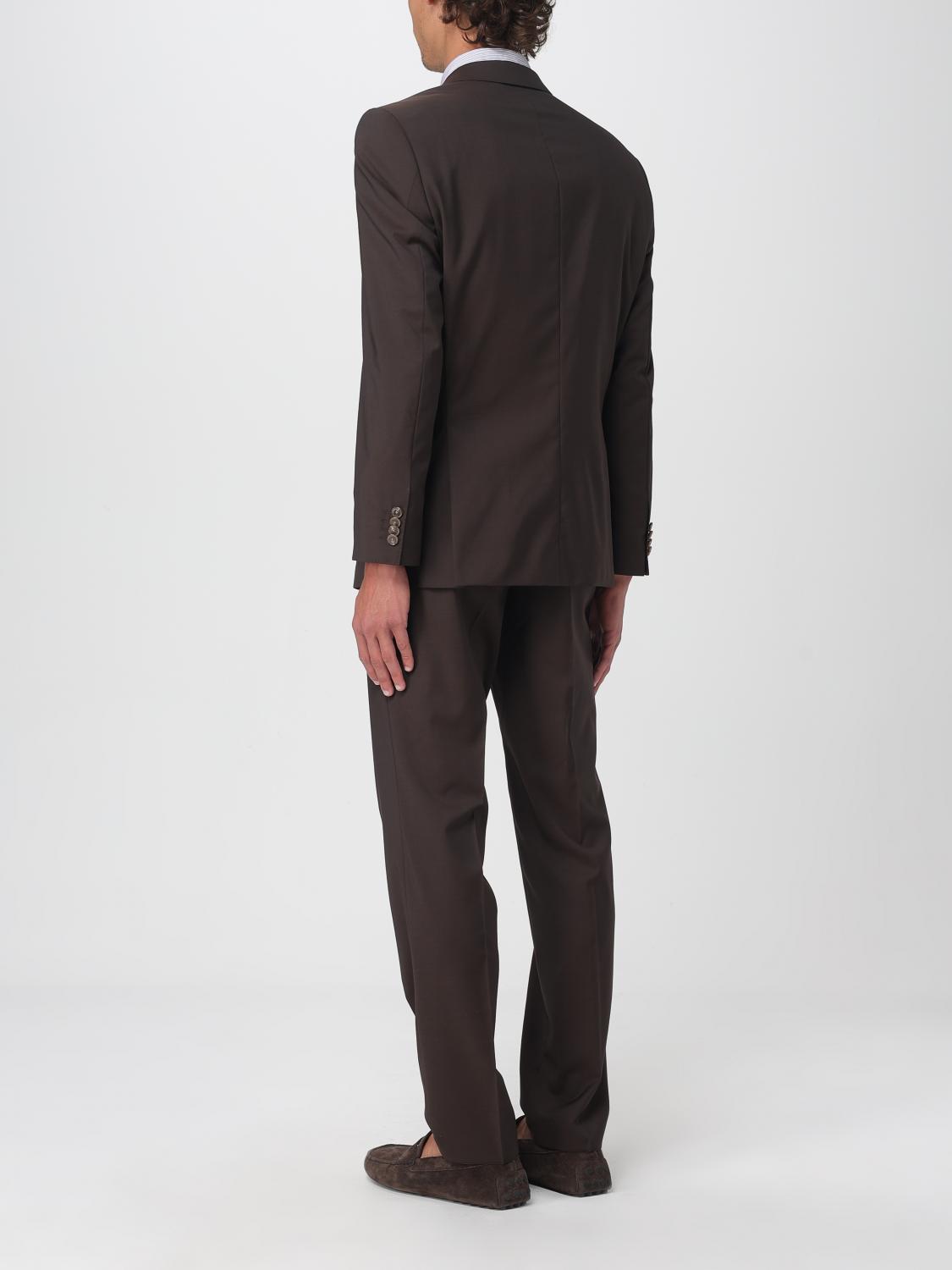 Boss Suit Men Brown