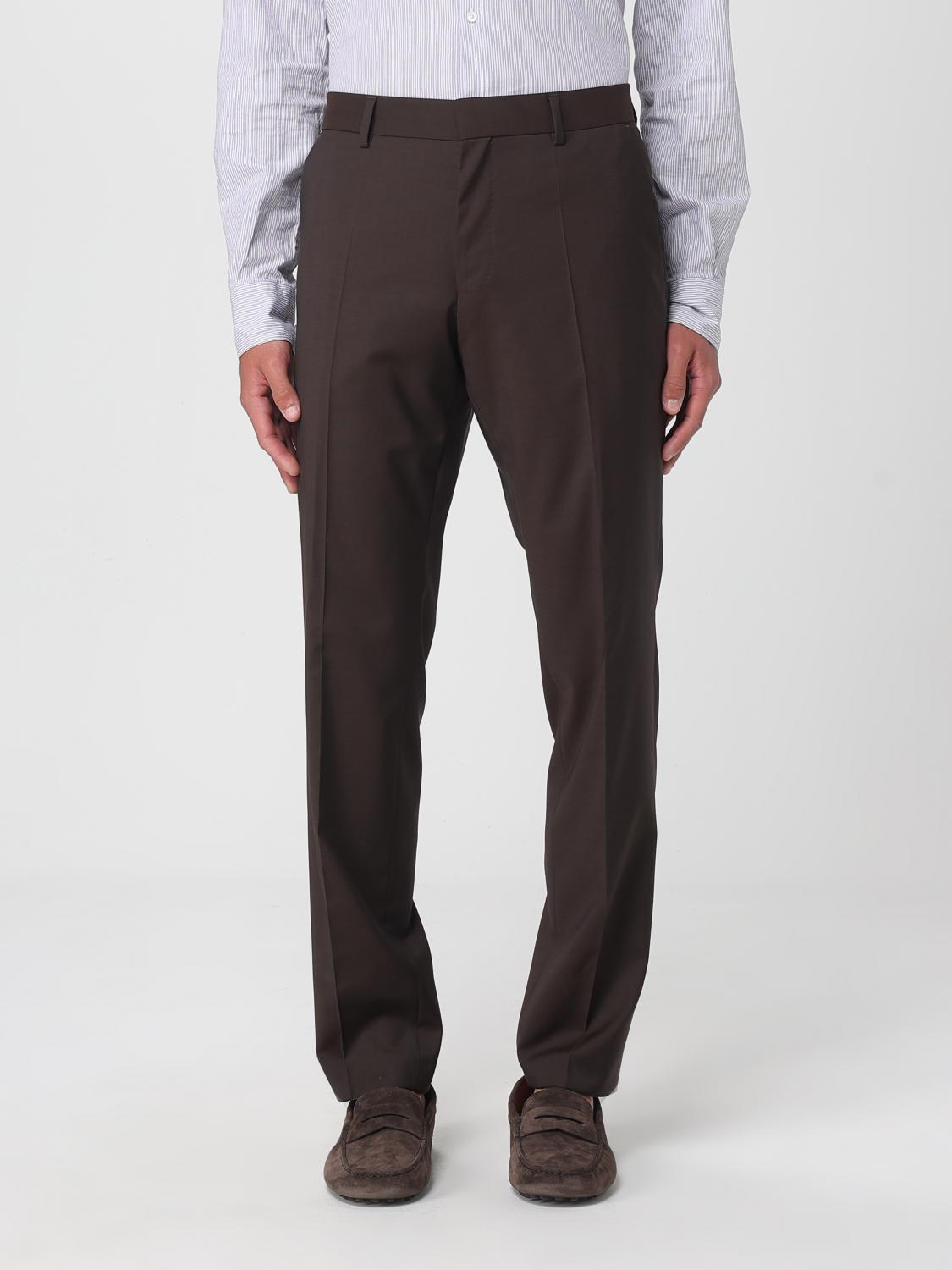Boss Suit Men Brown
