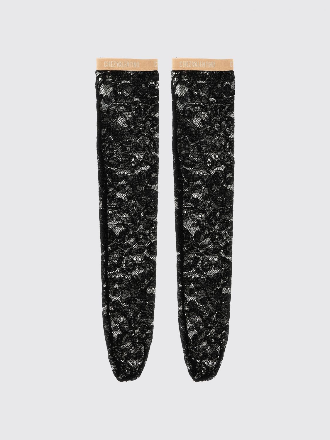 Valentino Socks Woman Black
