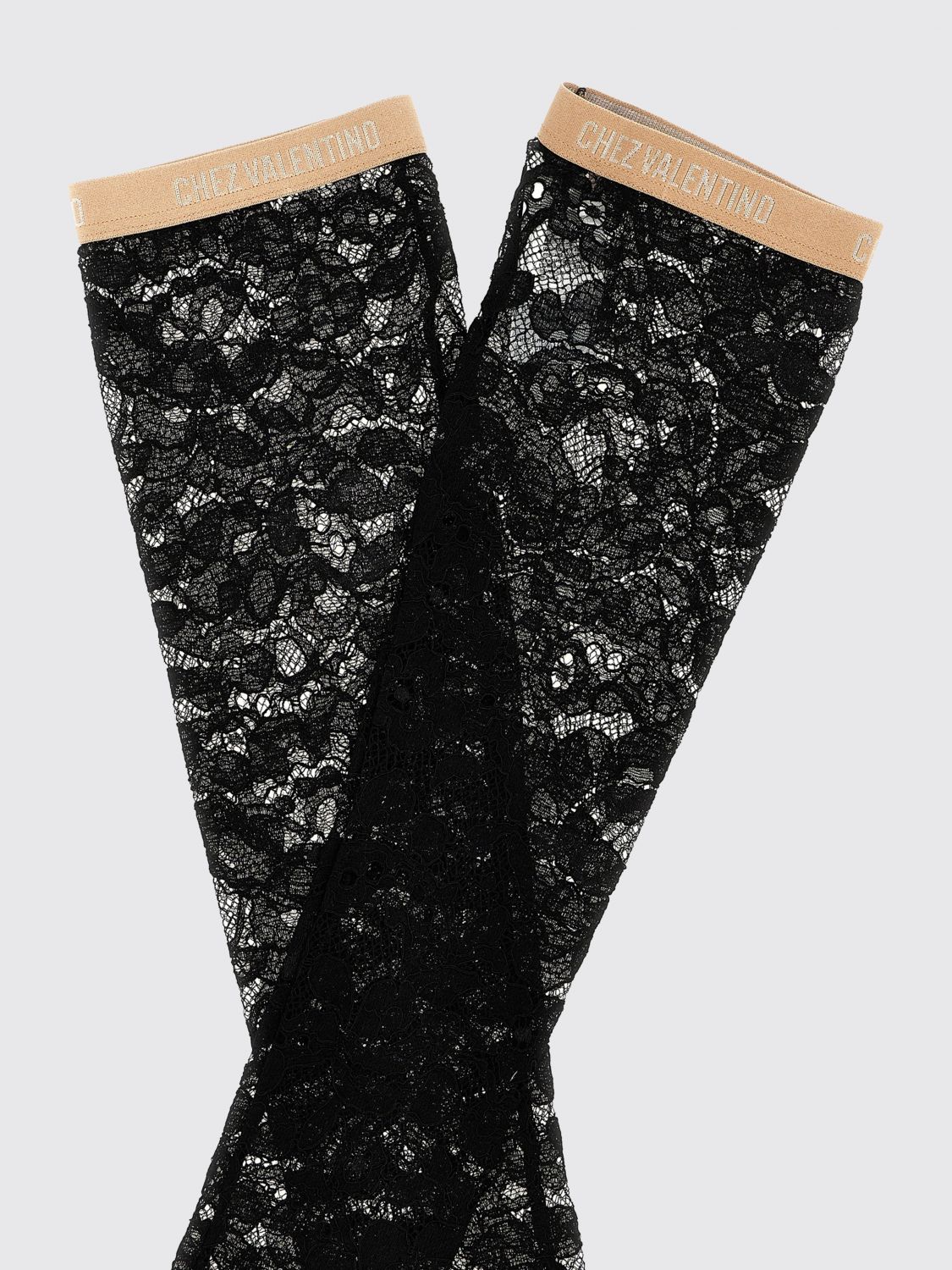 Valentino Socks Woman Black