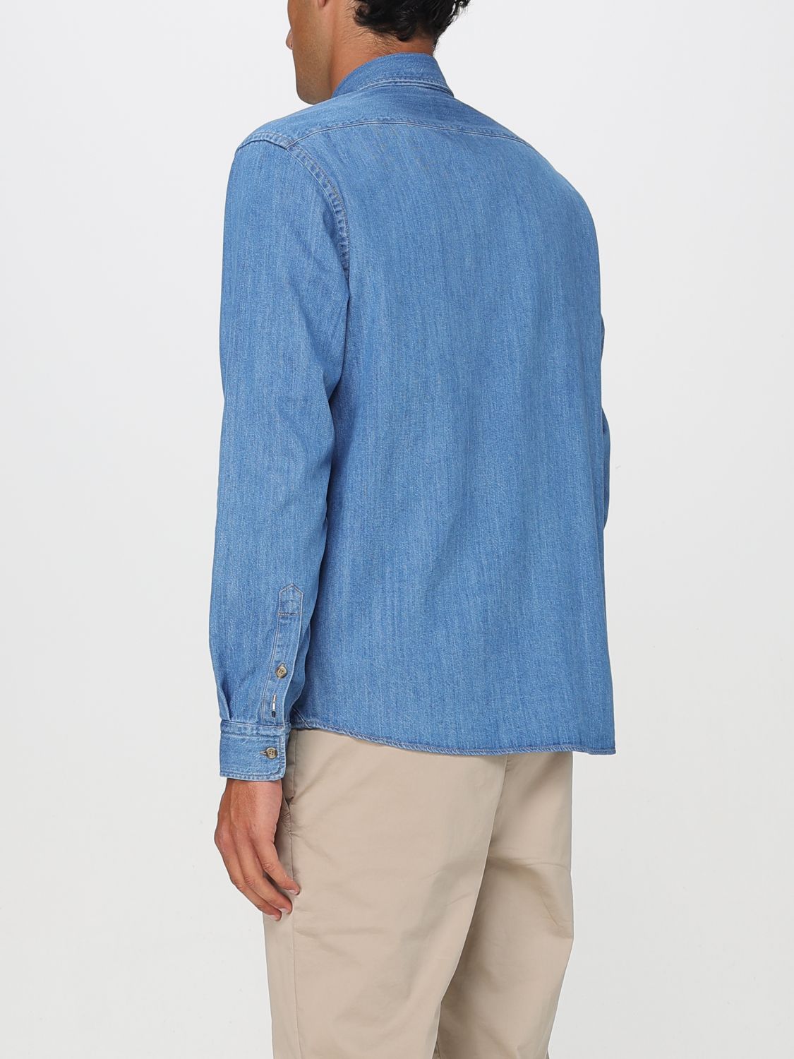 Boss Shirt Men Blue