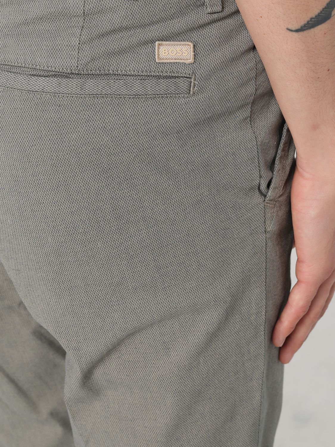 Boss Pants Men Grey