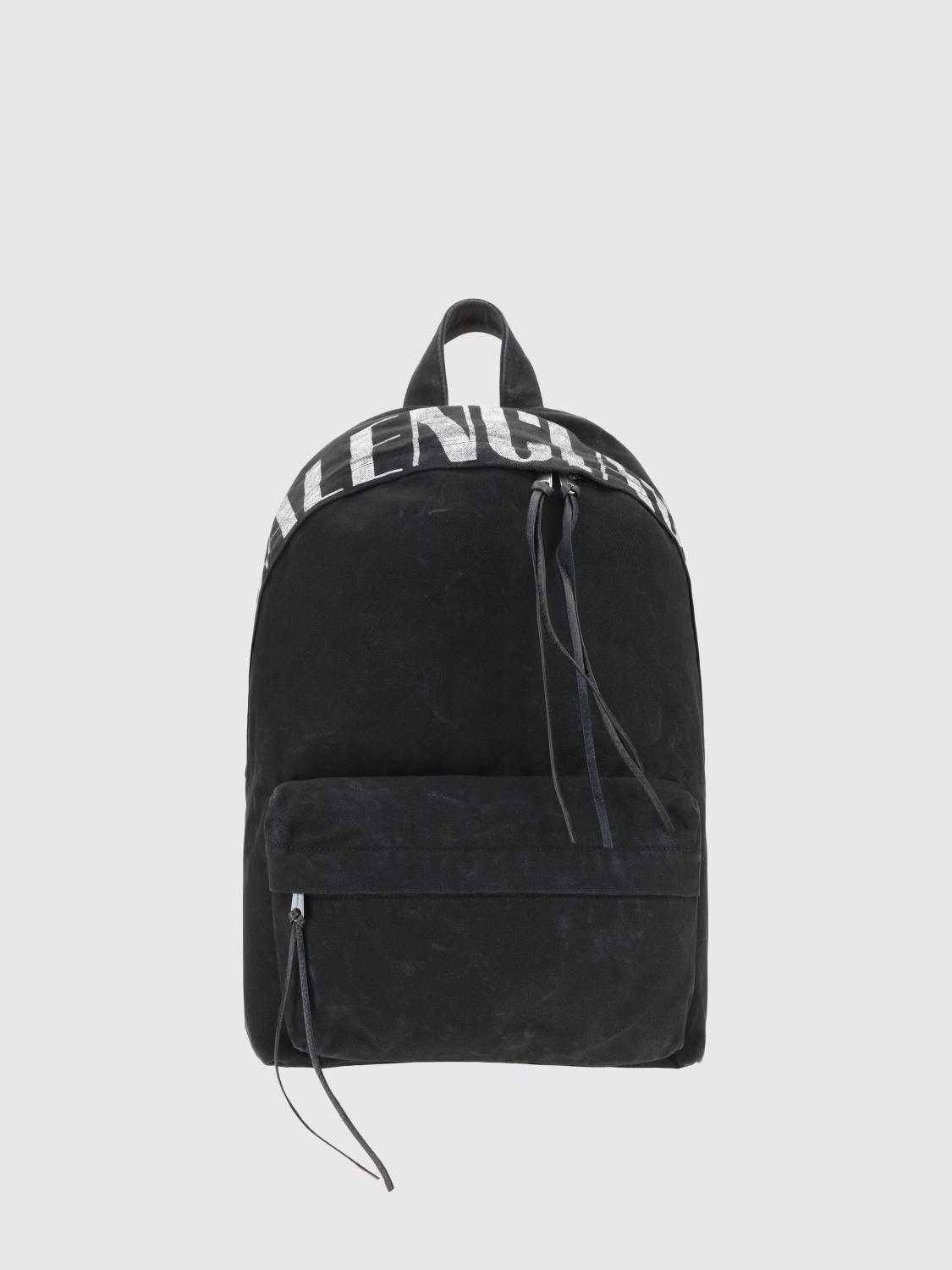 Balenciaga Backpack Men Black
