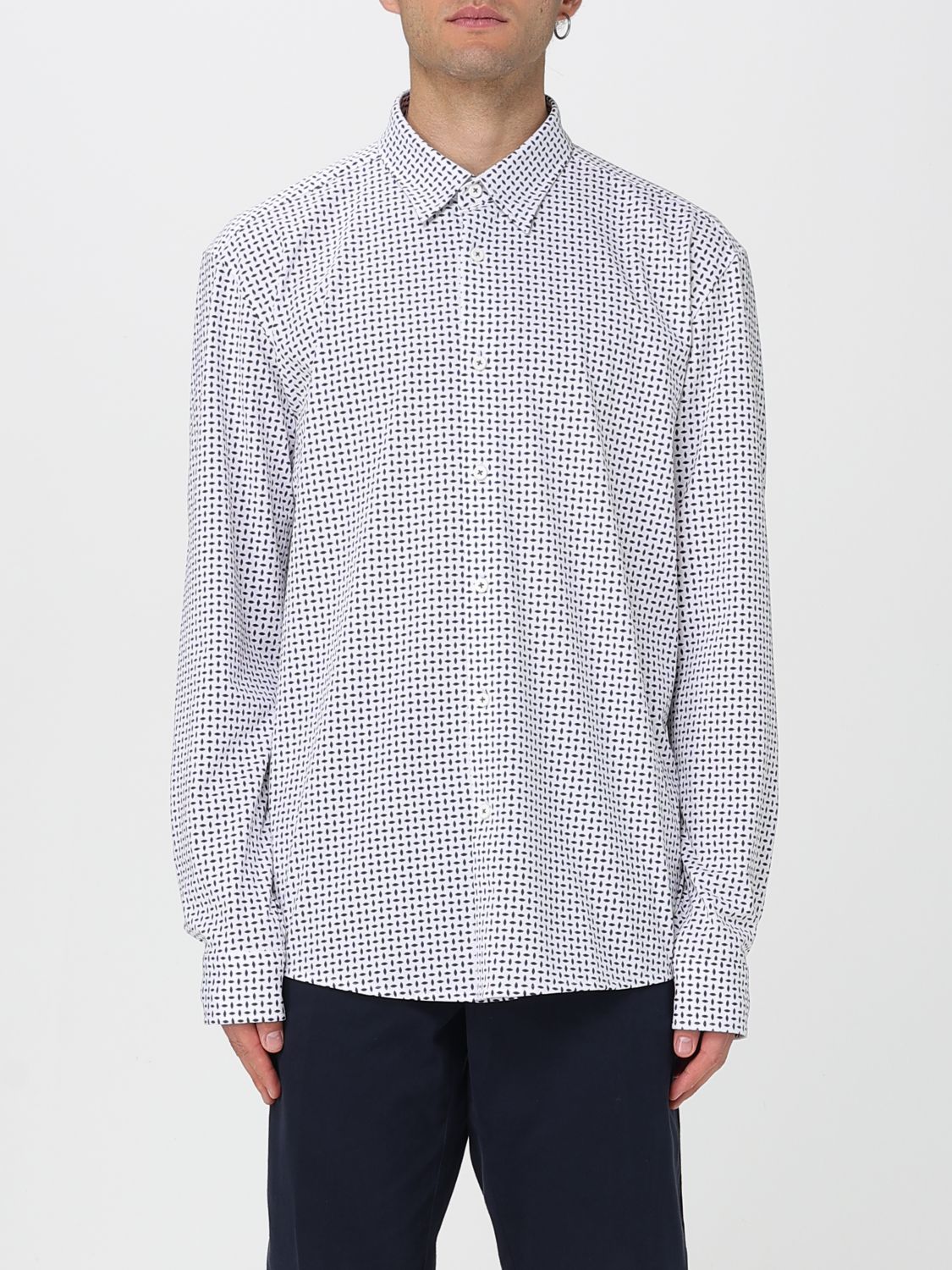 Boss Shirt Men Blue