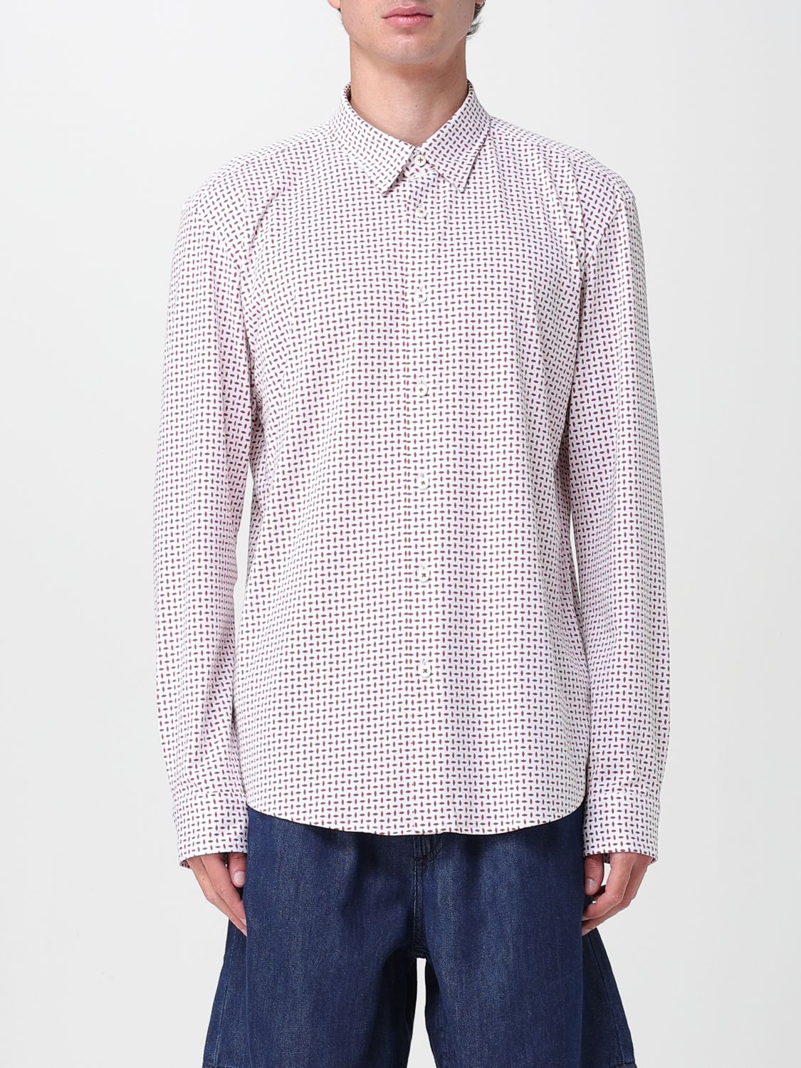 Boss Shirt Men Blue