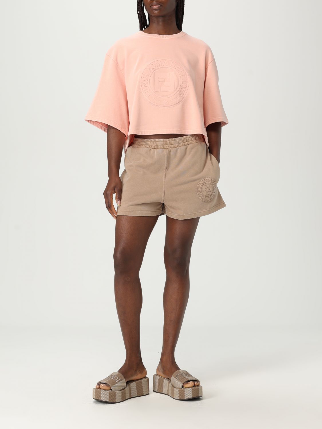 Fendi T Shirt Woman Pink