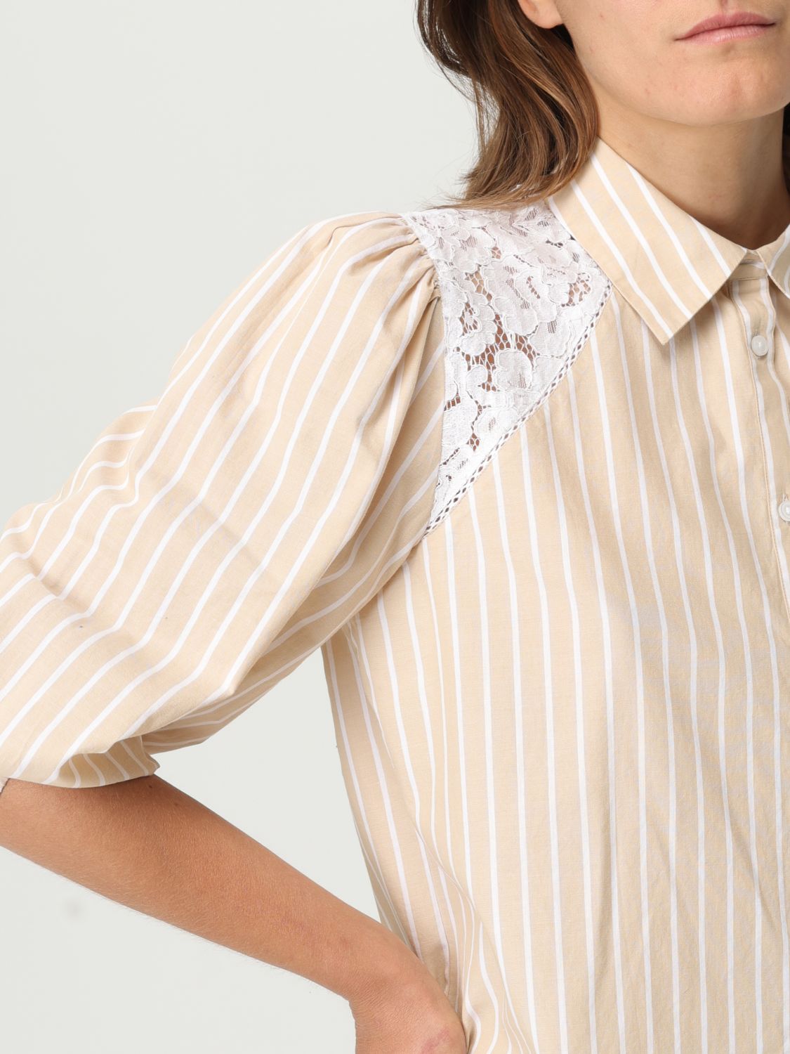 Boss Shirt Woman Beige