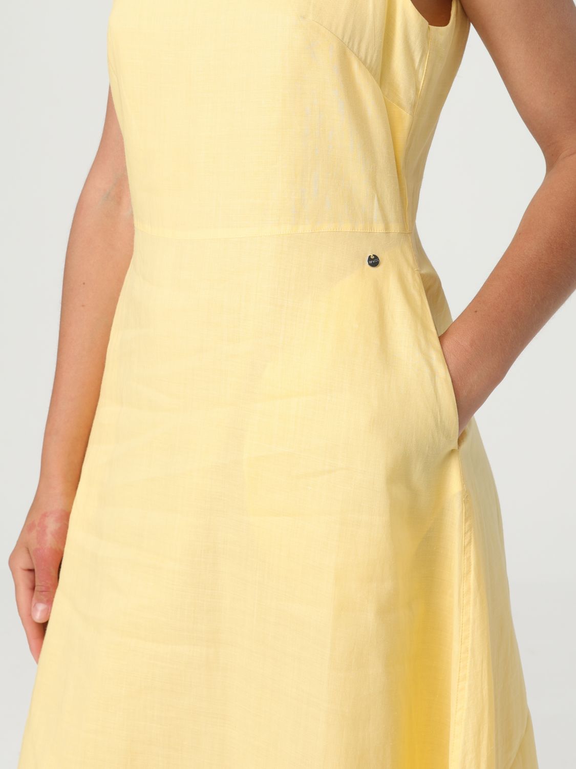 Boss Dress Woman Yellow