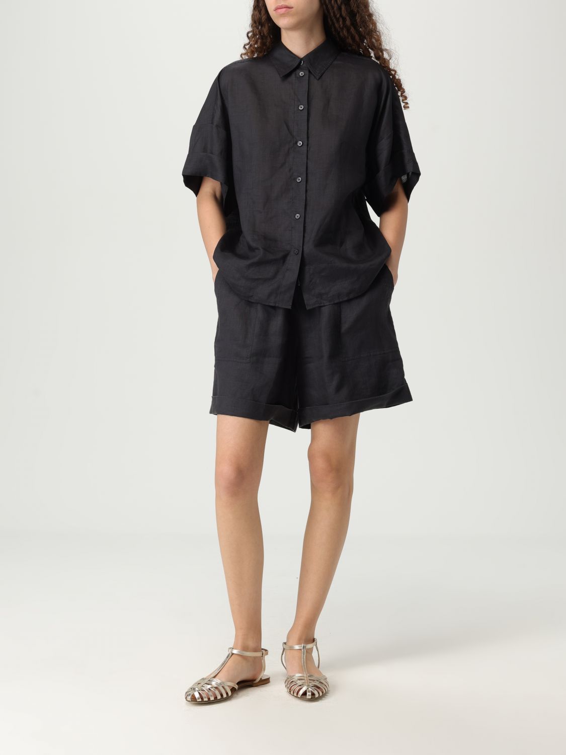Boss Short Woman Black