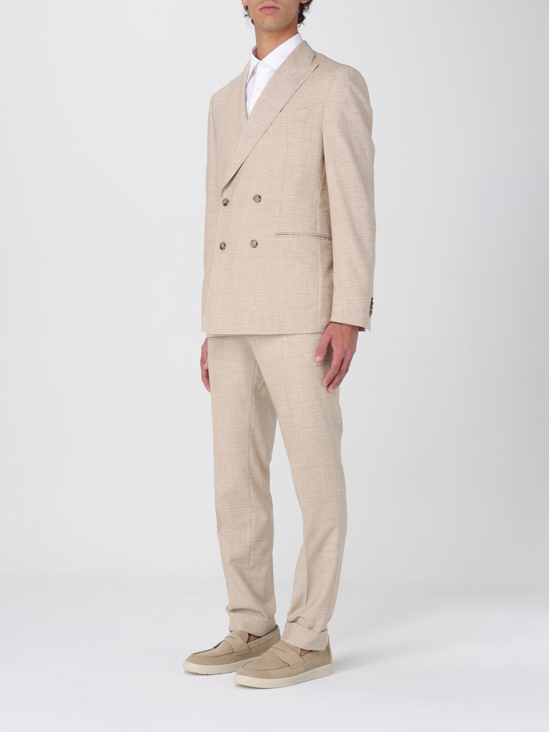 Boss Suit Men Beige