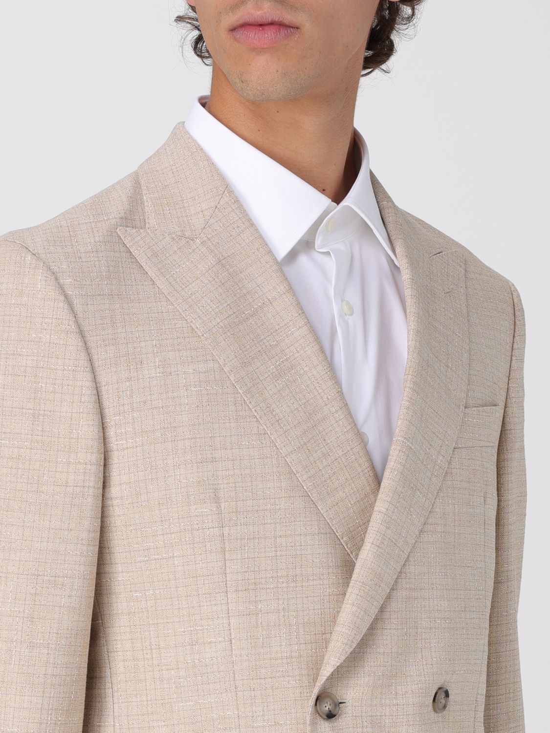 Boss Suit Men Beige