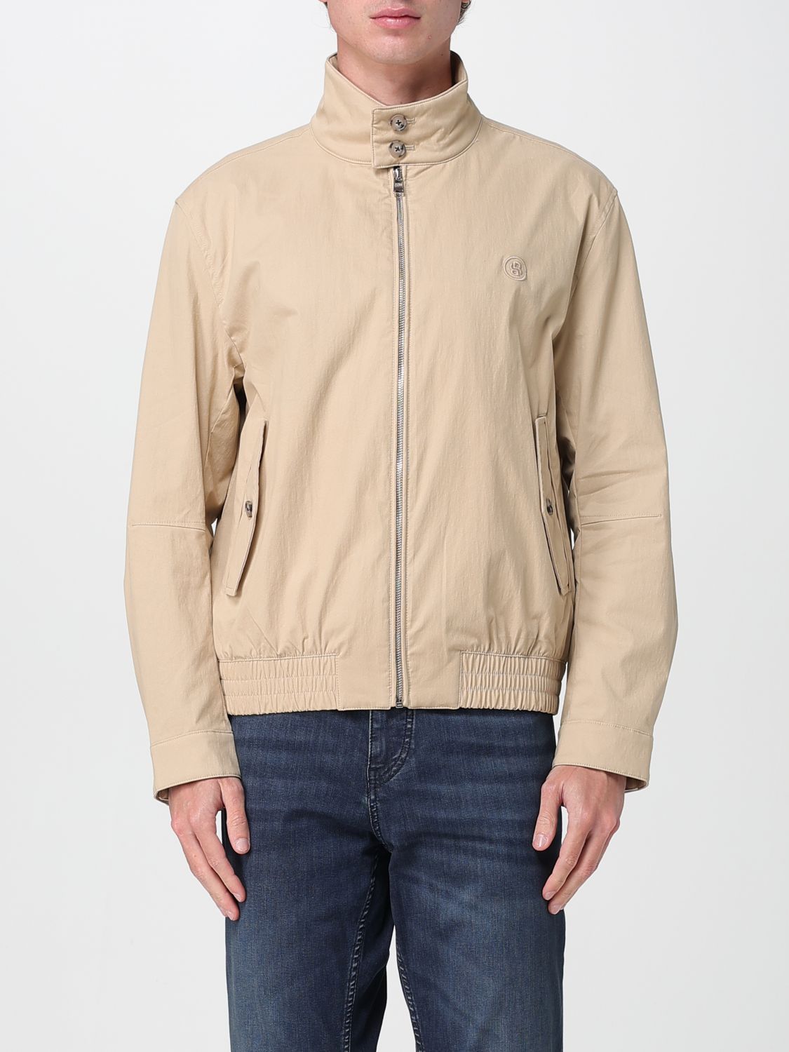 Boss Jacket Men Beige