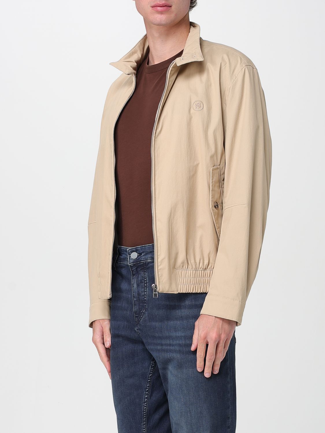 Boss Jacket Men Beige
