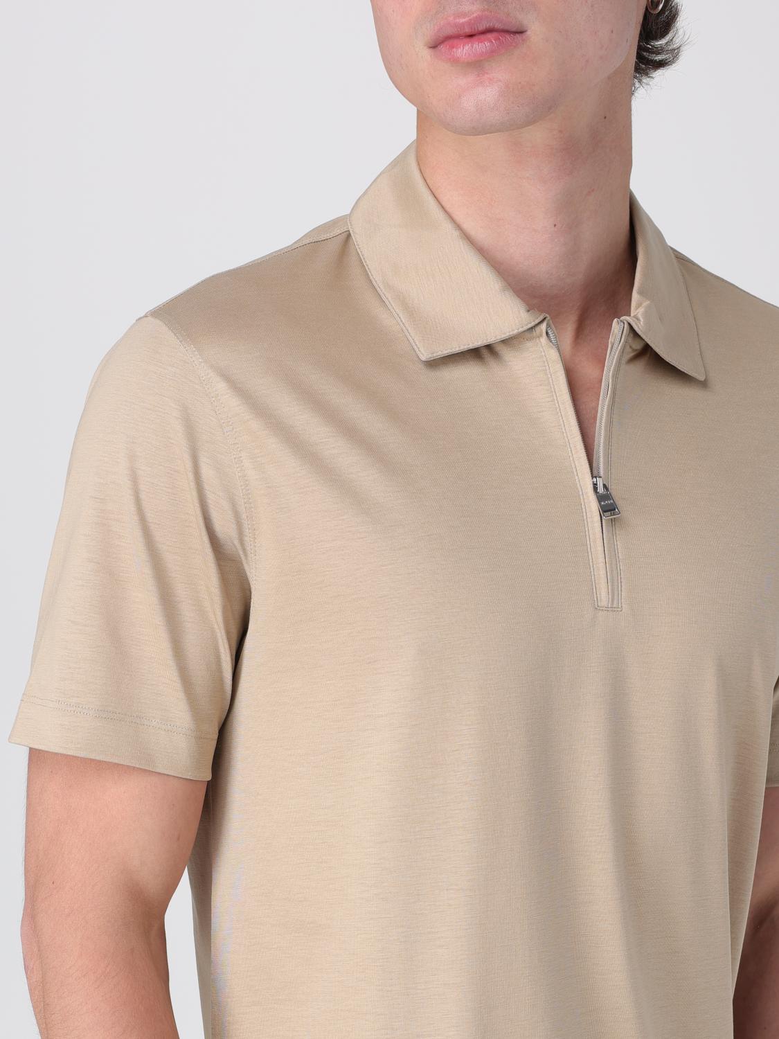 Boss Polo Shirt Men Beige