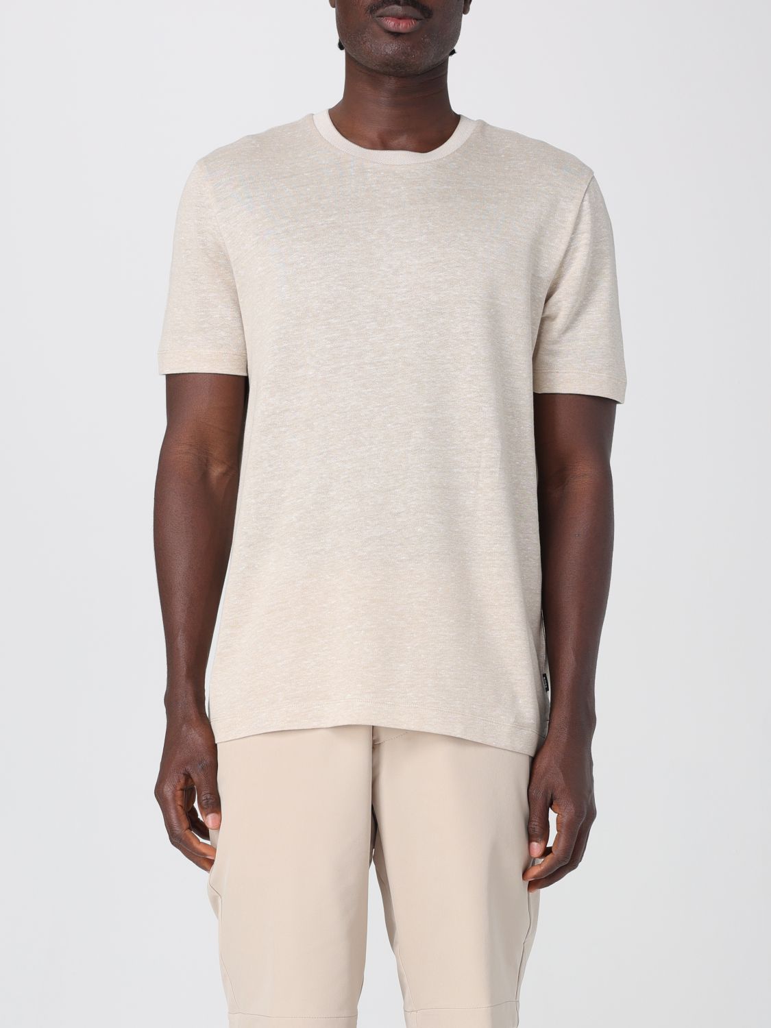 Boss T Shirt Men Beige