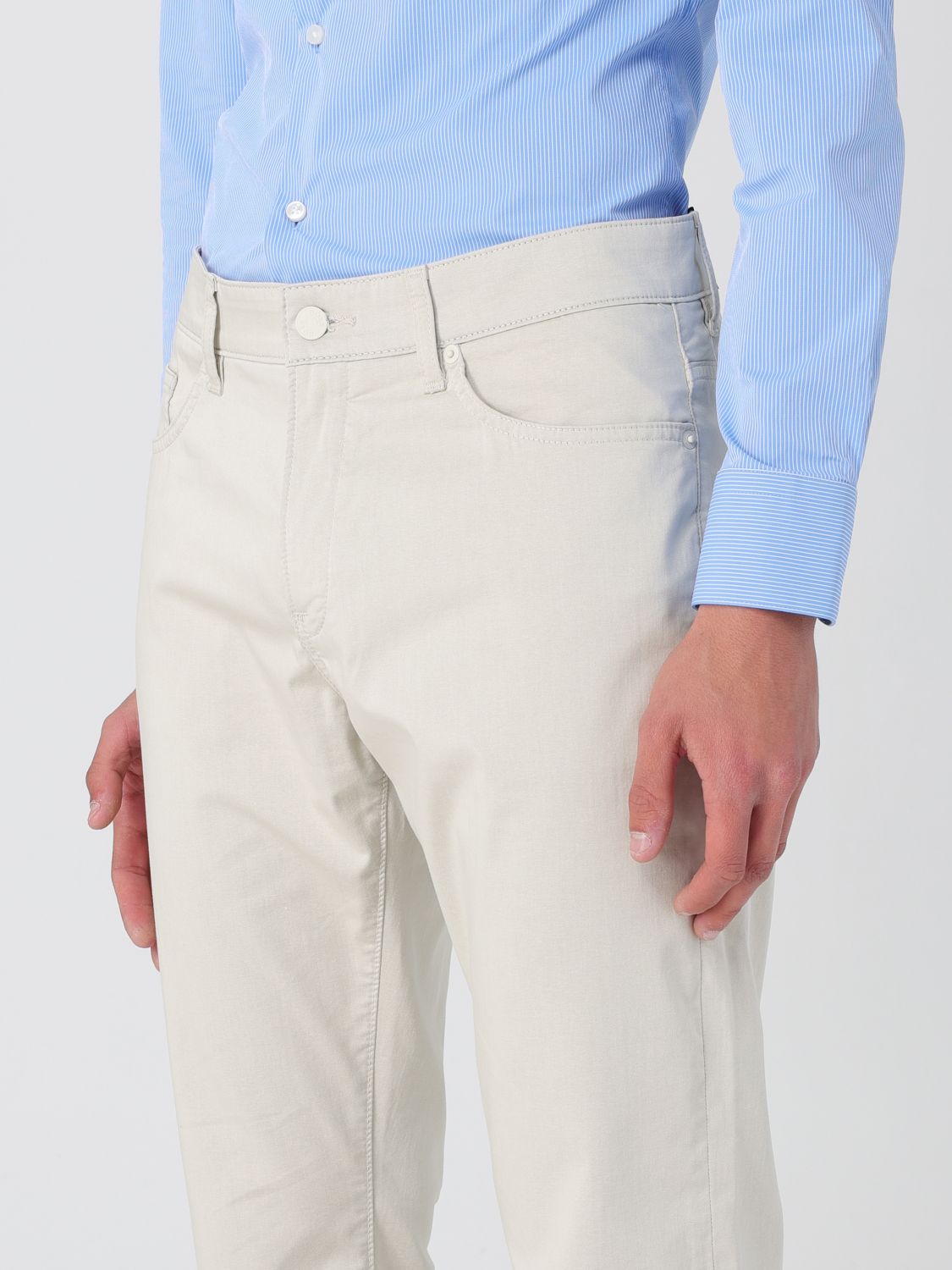 Boss Pants Men Beige