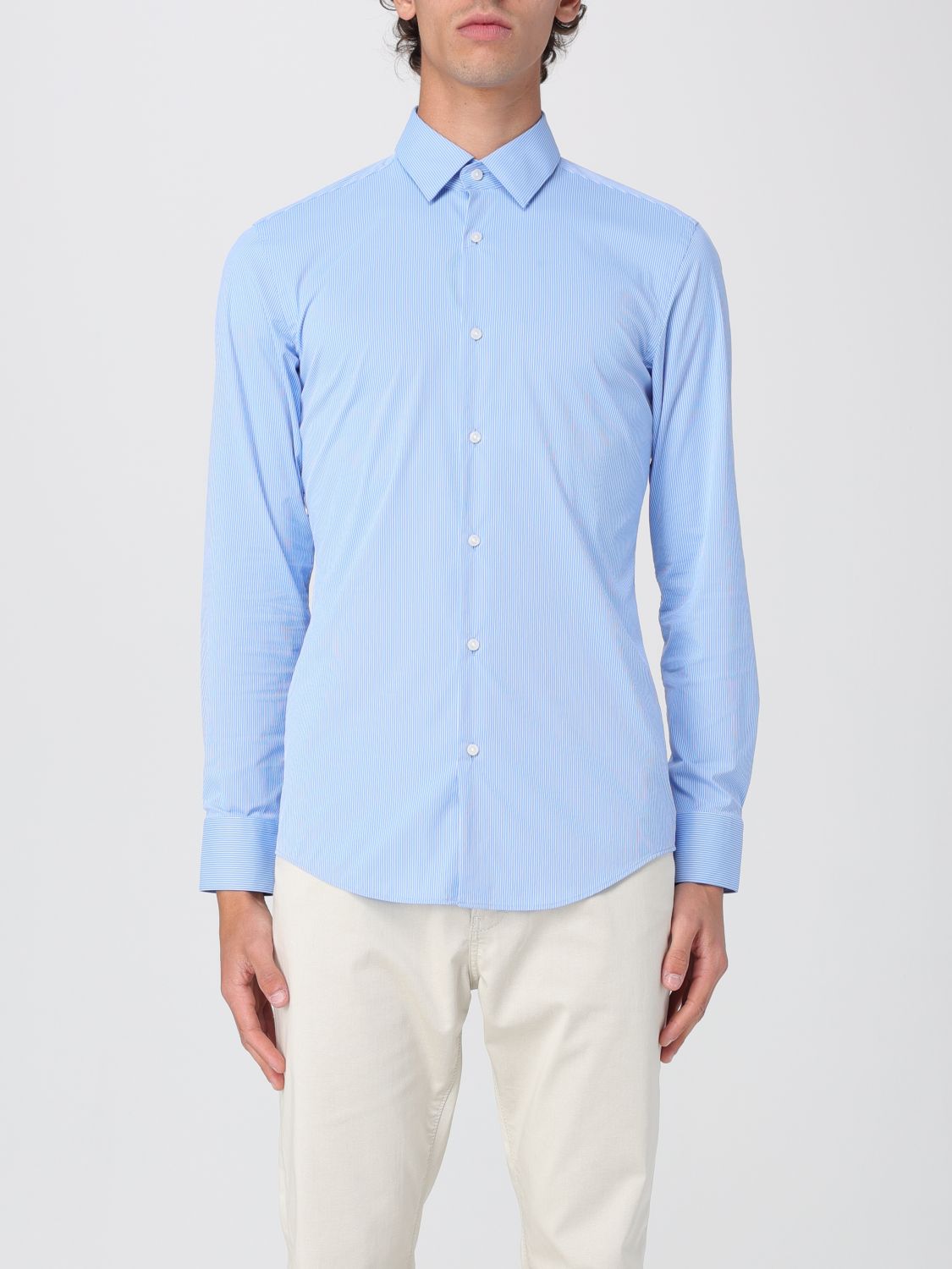 Boss Shirt Men Blue