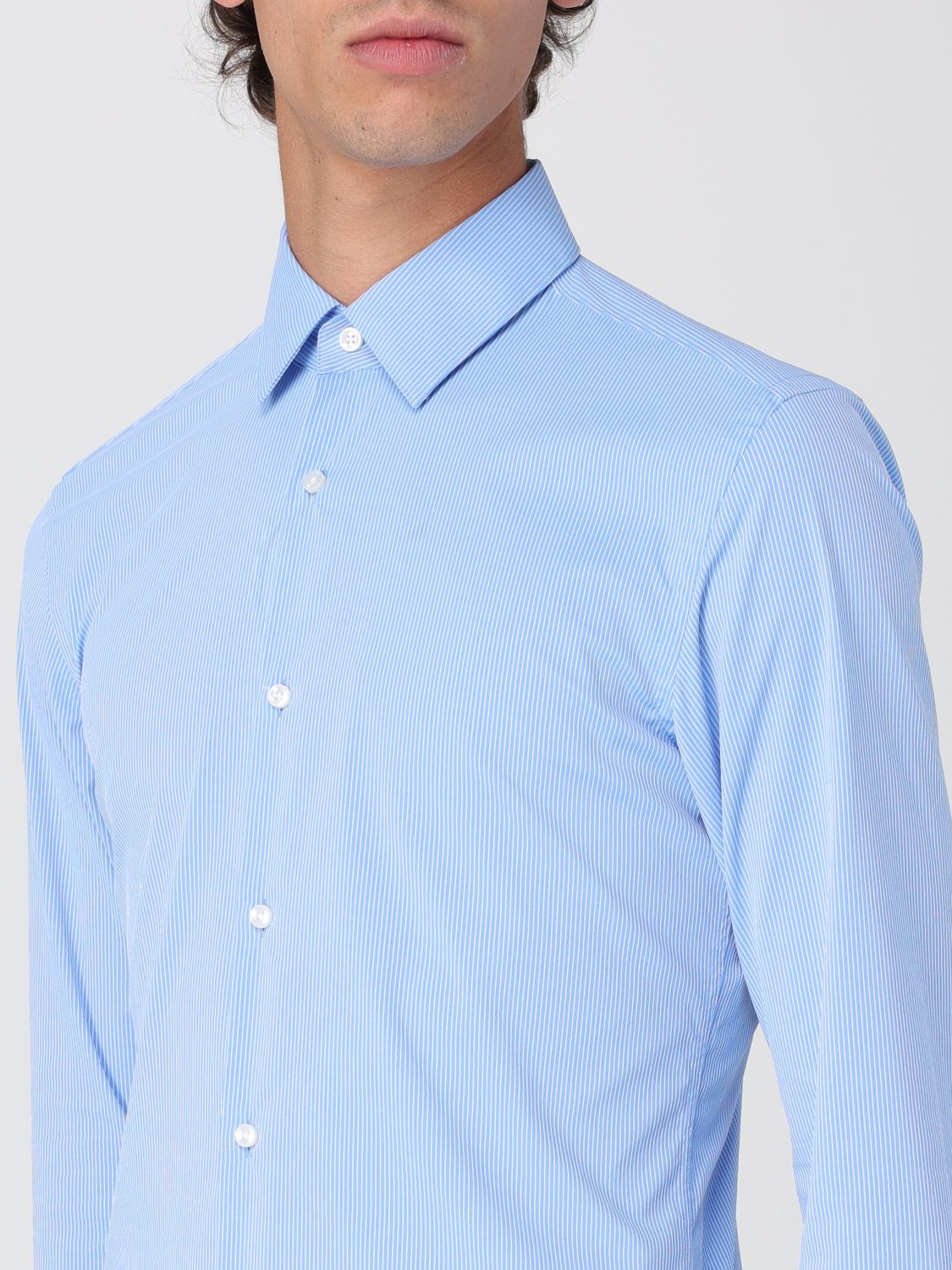 Boss Shirt Men Blue