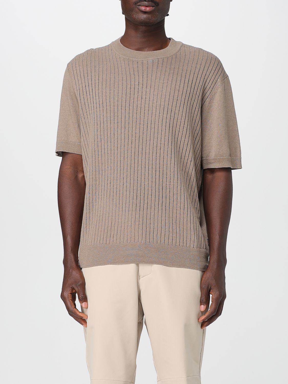 Boss Sweater Men Mud