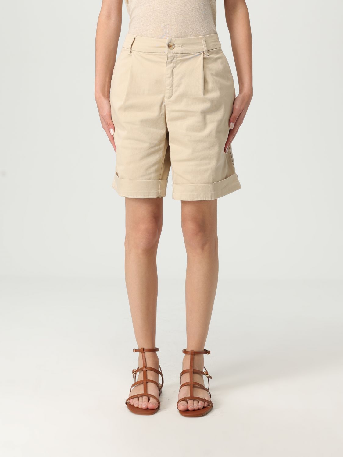 Boss Short Woman Beige