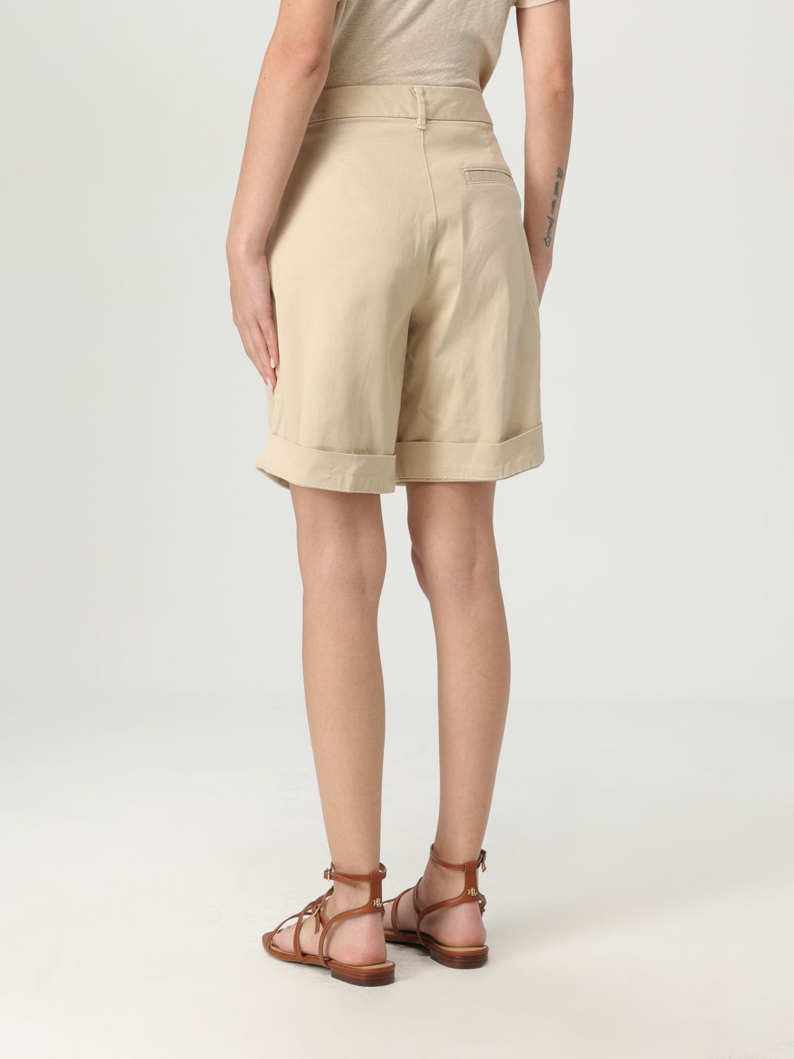 Boss Short Woman Beige