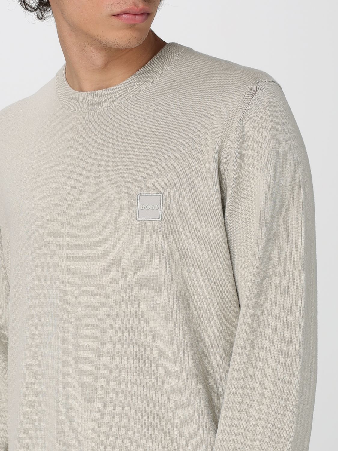 Boss Sweater Men Beige