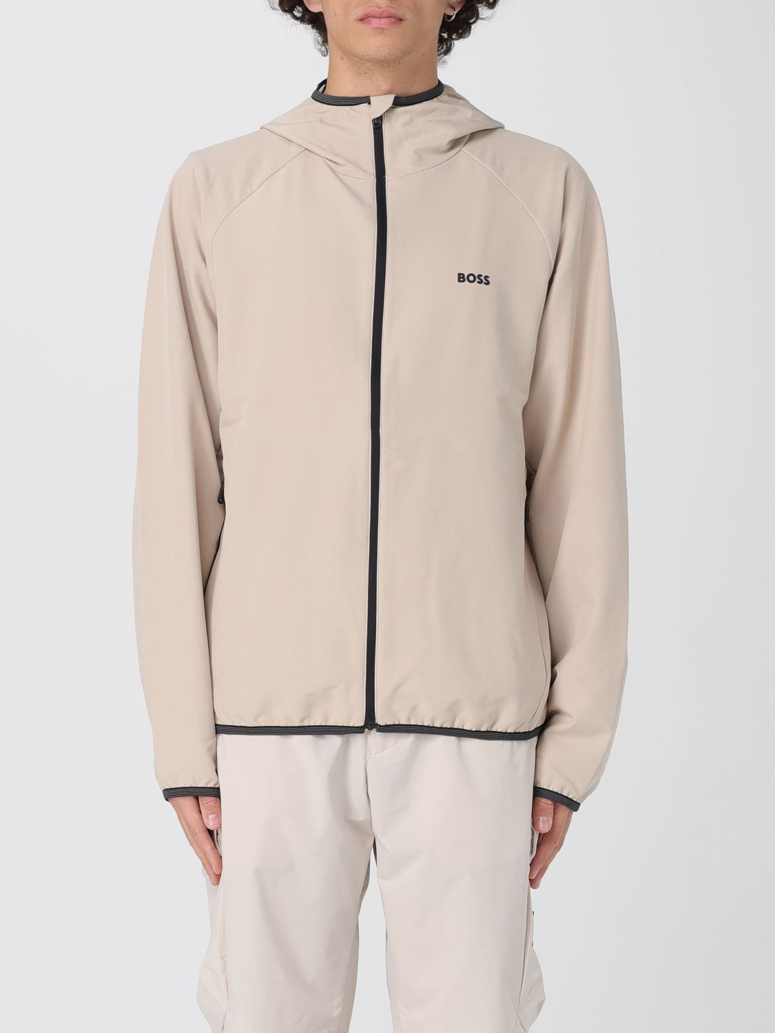 Boss Jacket Men Beige