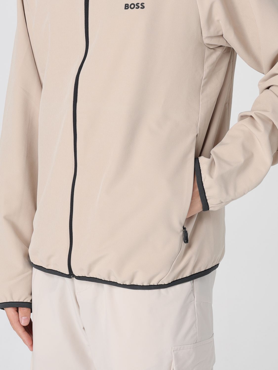 Boss Jacket Men Beige