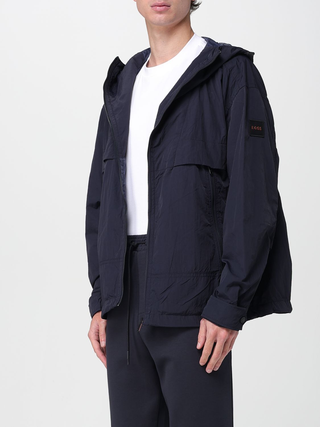 Boss Jacket Men Blue