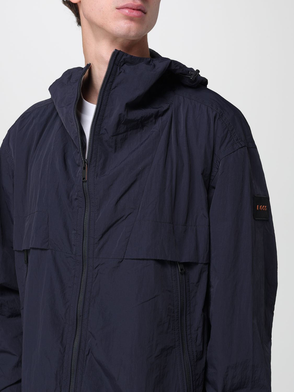 Boss Jacket Men Blue