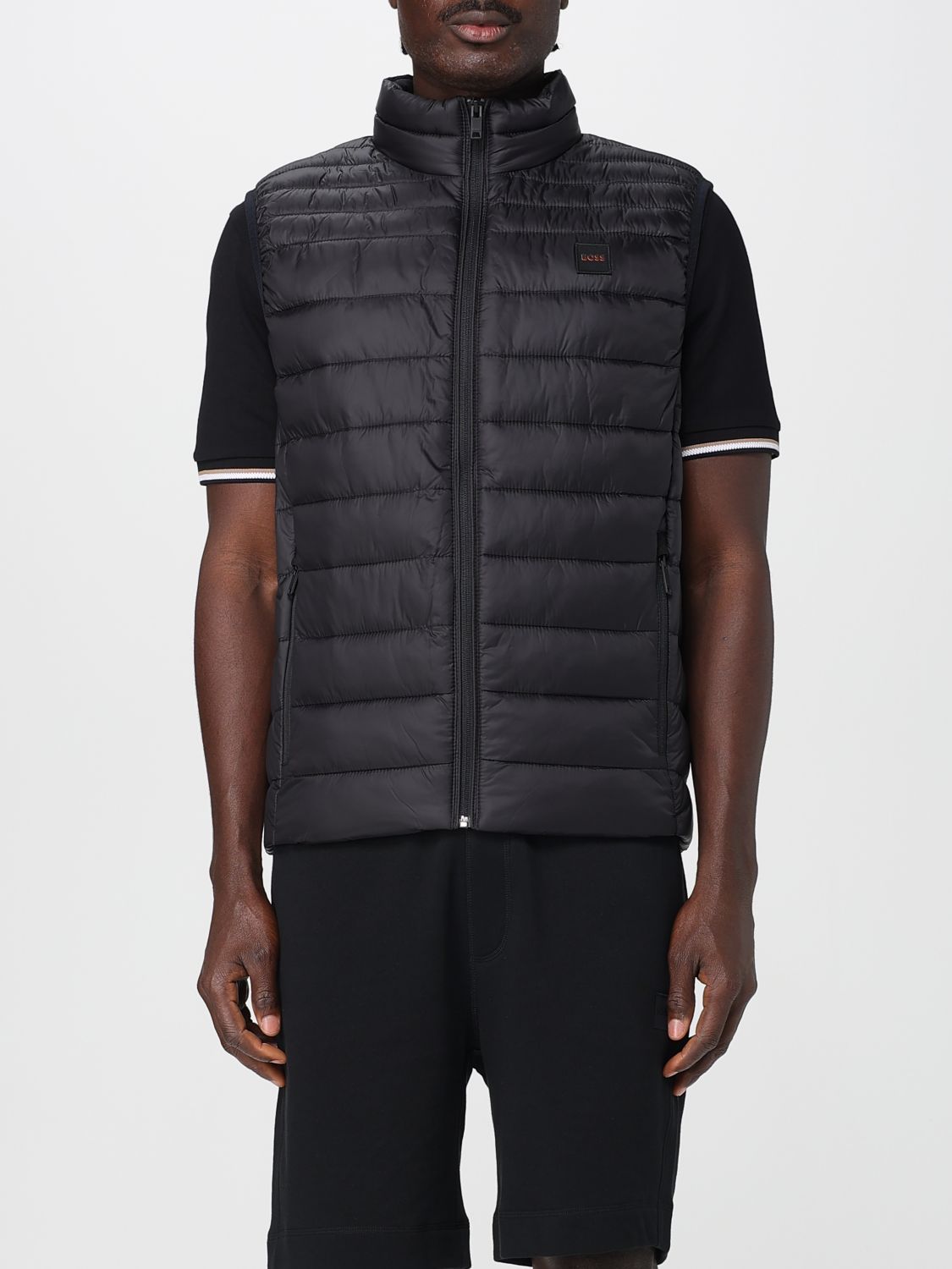 Boss Suit Vest Men Black