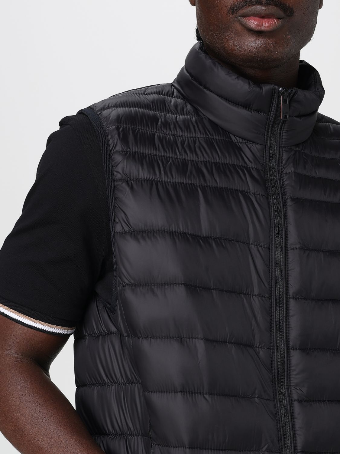 Boss Suit Vest Men Black