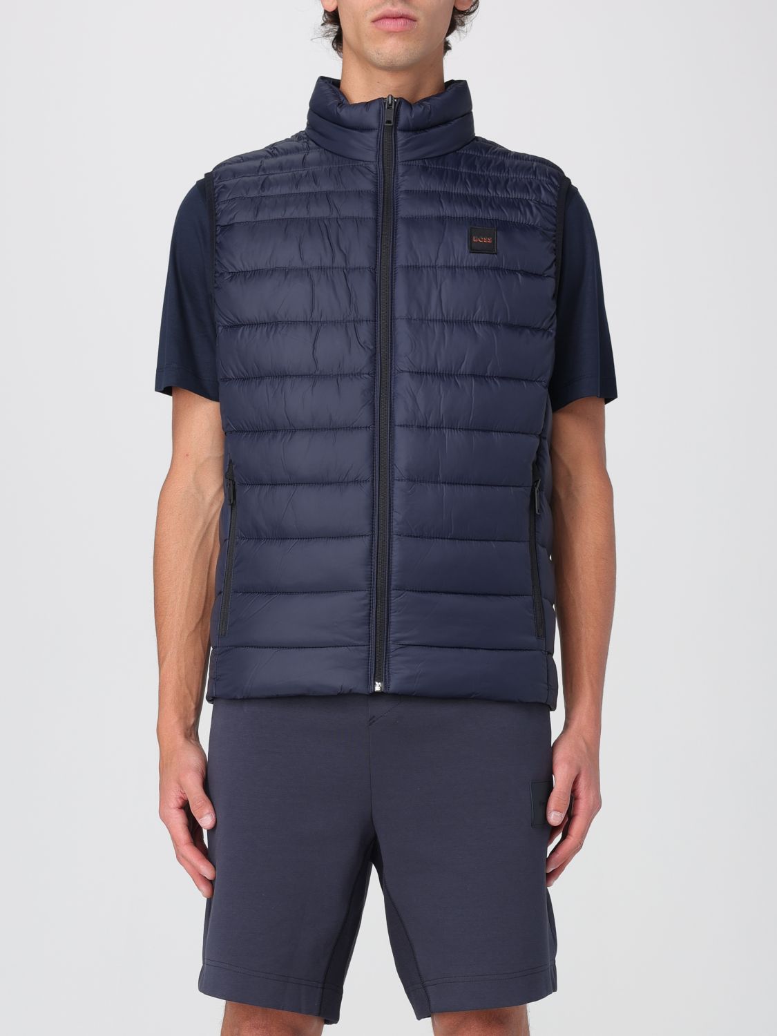 Boss Suit Vest Men Black