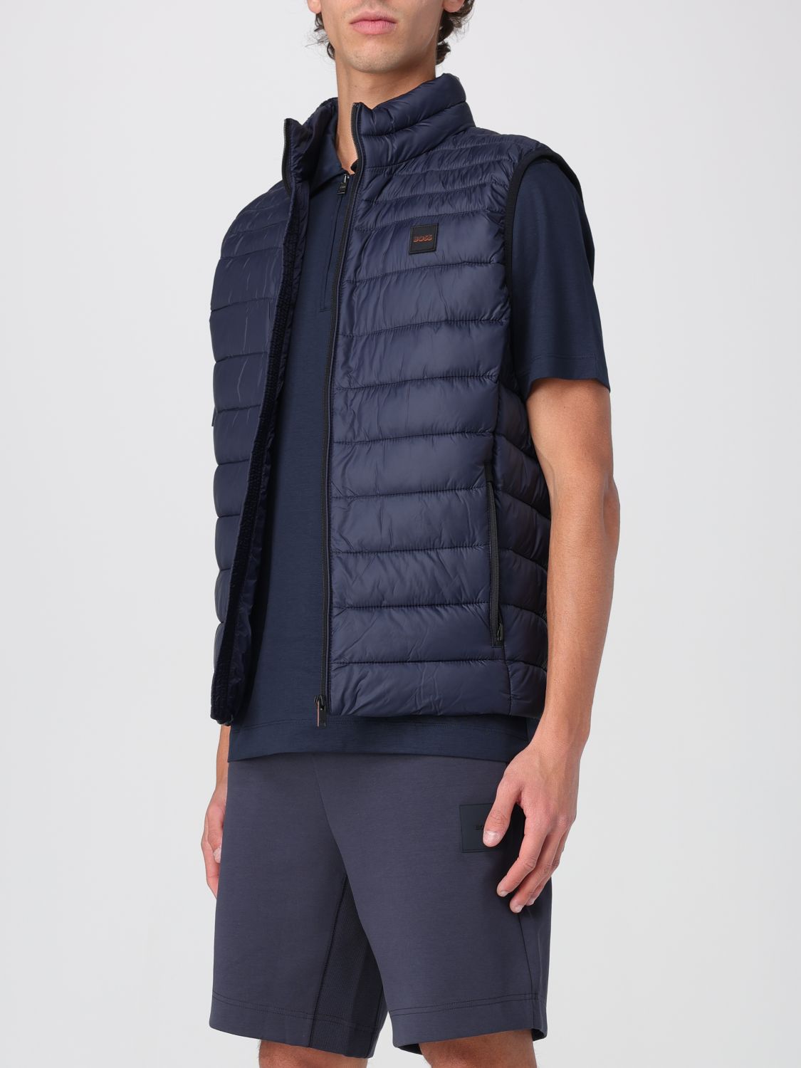 Boss Suit Vest Men Black