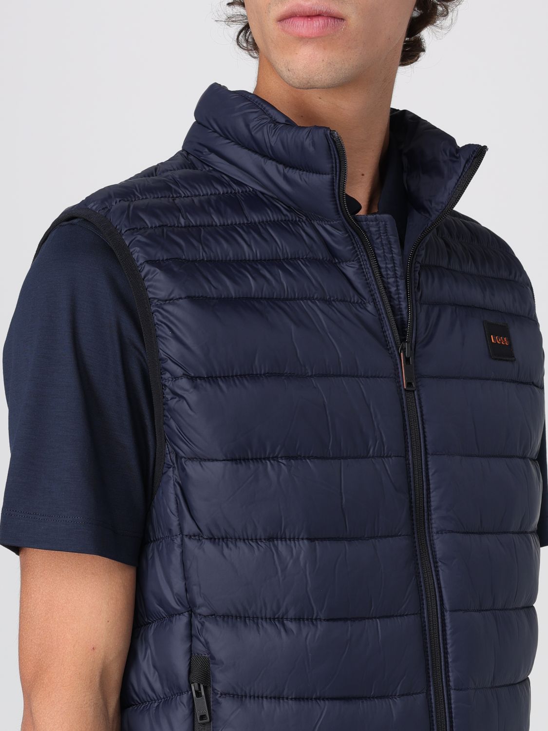 Boss Suit Vest Men Black