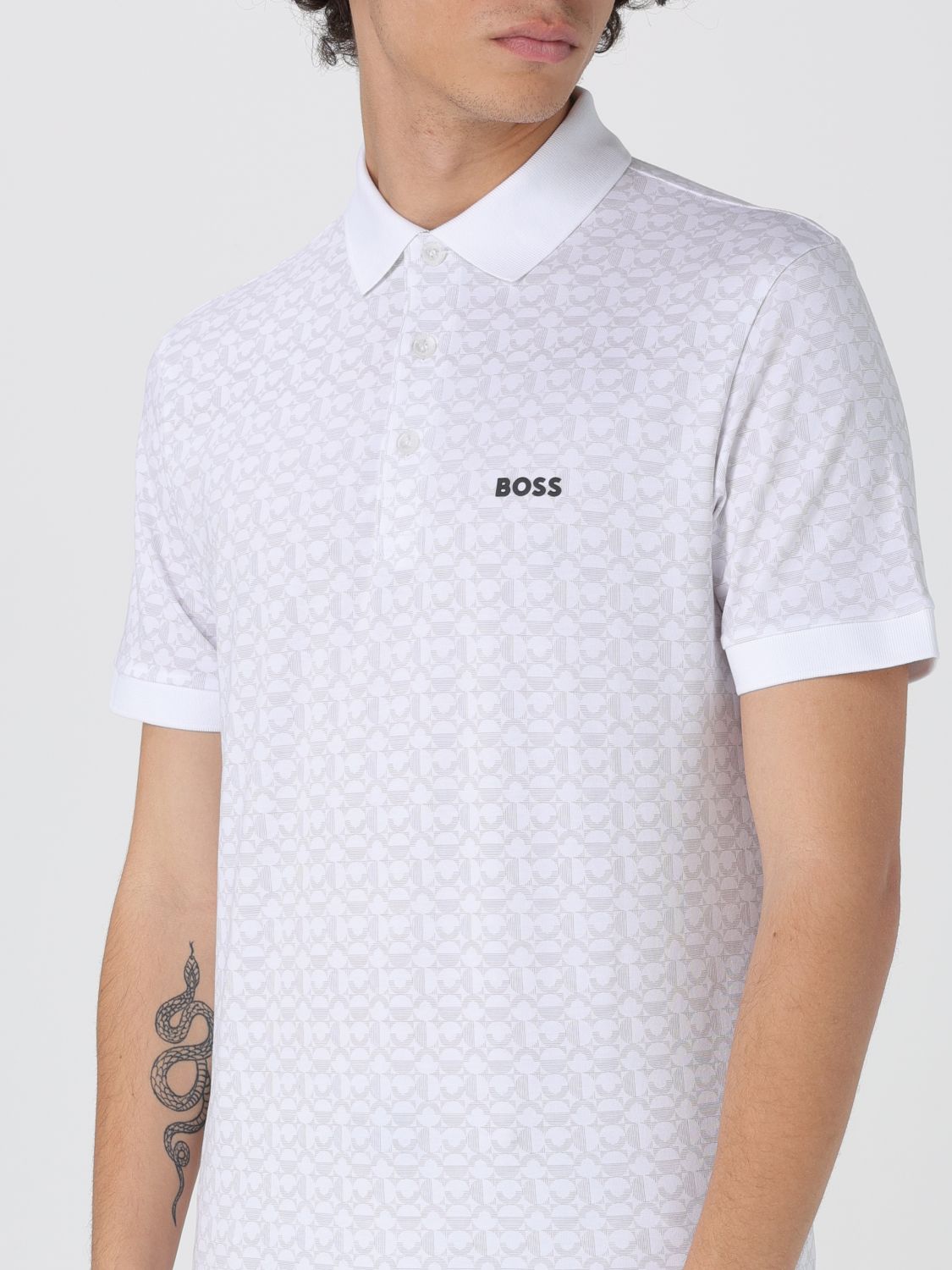 Boss Polo Shirt Men White