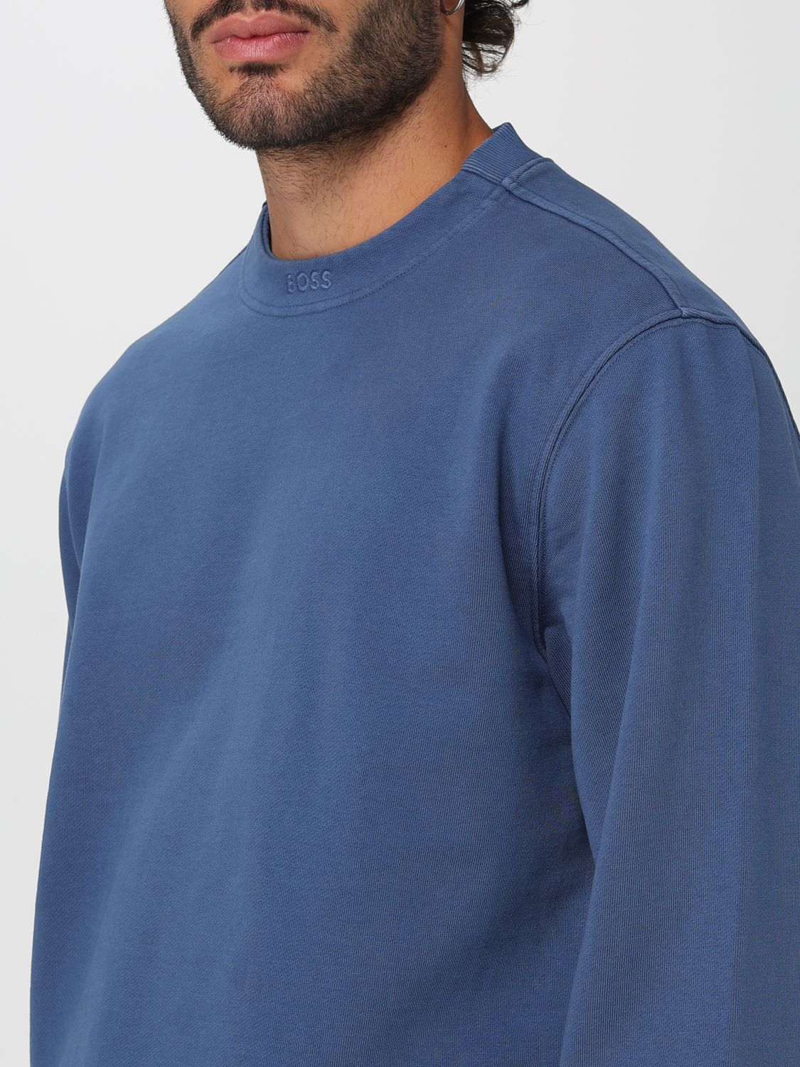 Boss Sweatshirt Men Blue