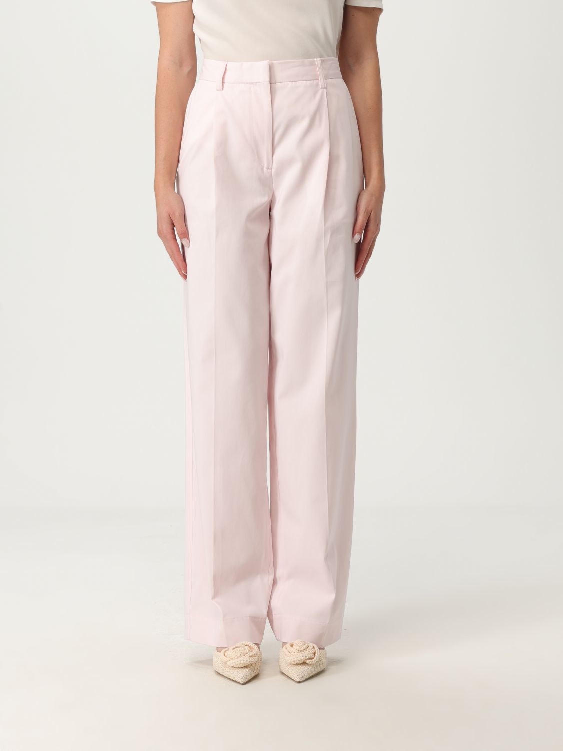 Toteme Pants Woman Pink