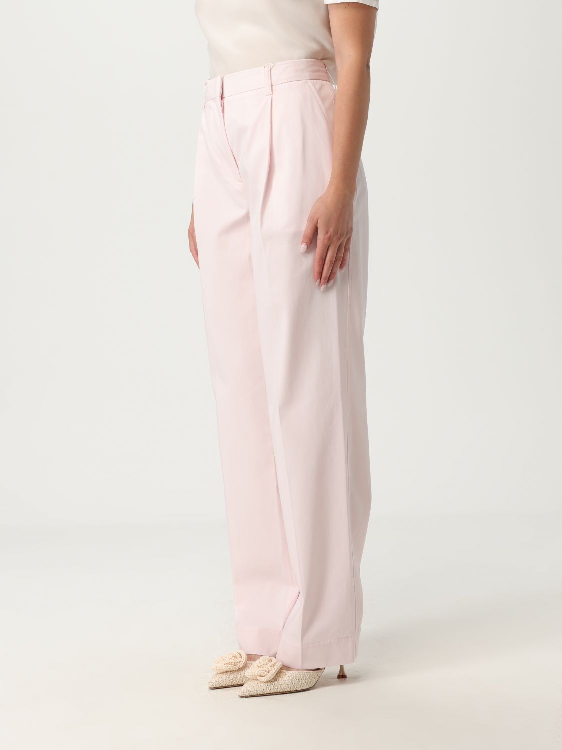 Toteme Pants Woman Pink