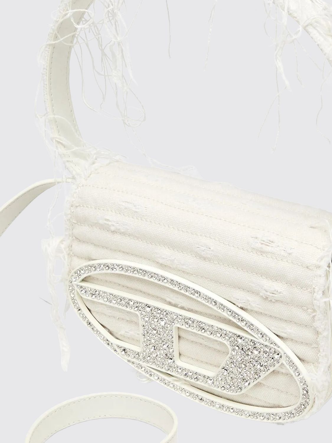 Diesel Shoulder Bag Woman White