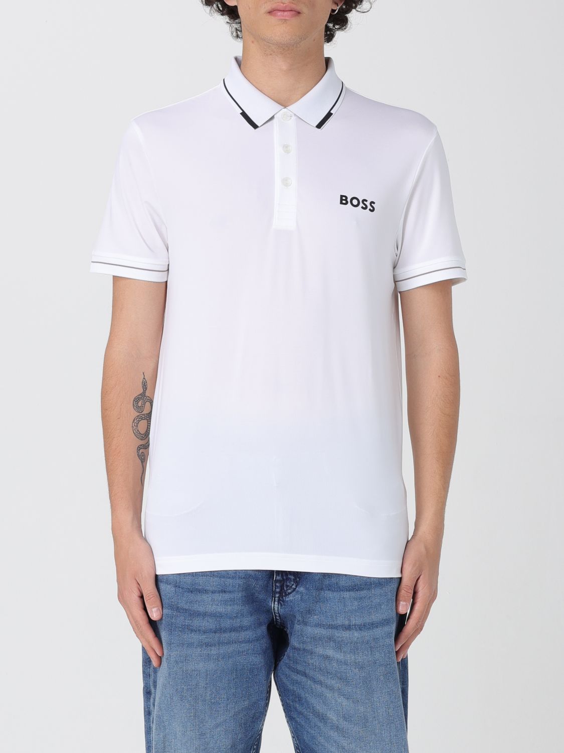 Boss Polo Shirt Men Black