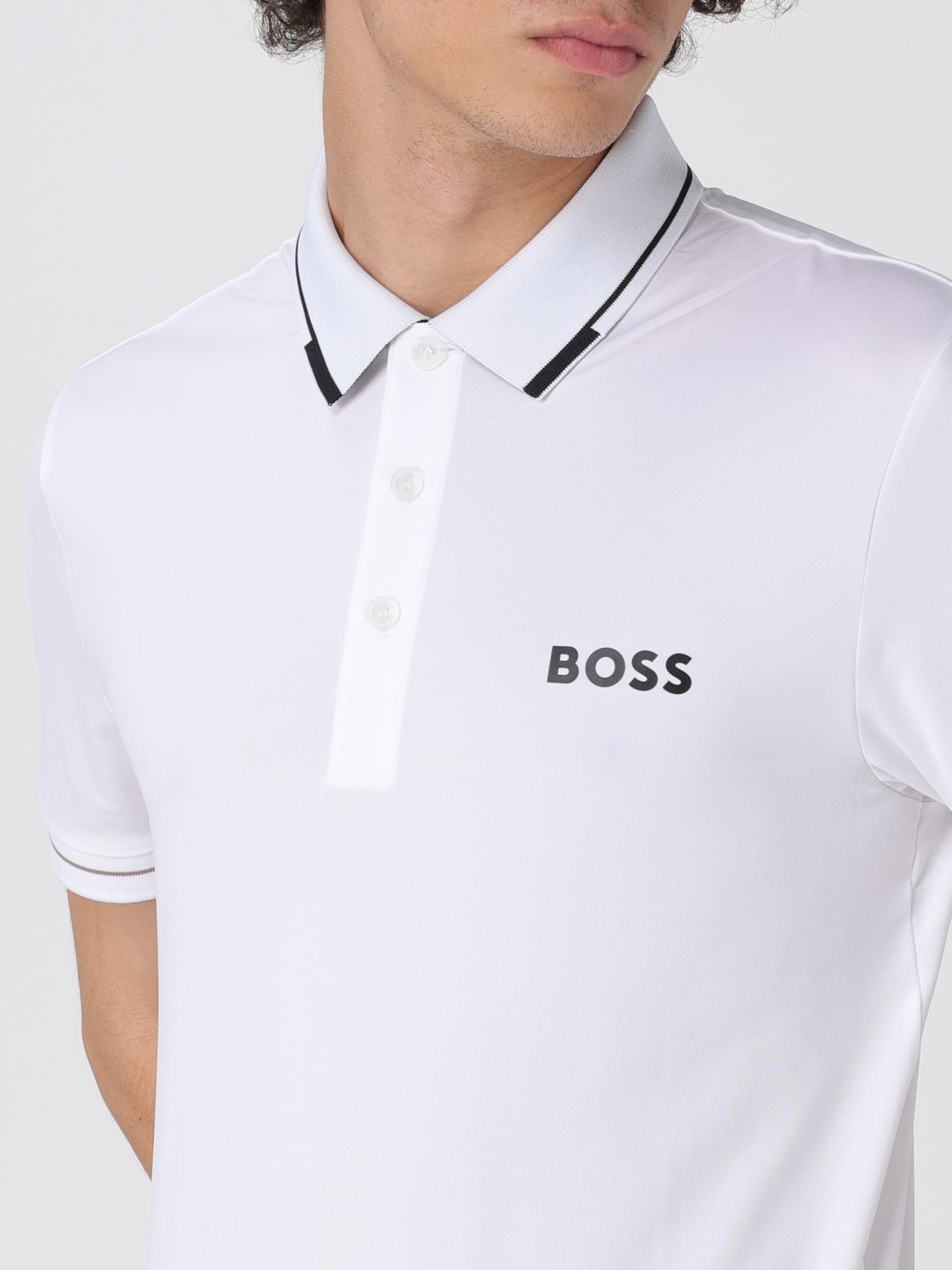 Boss Polo Shirt Men Black