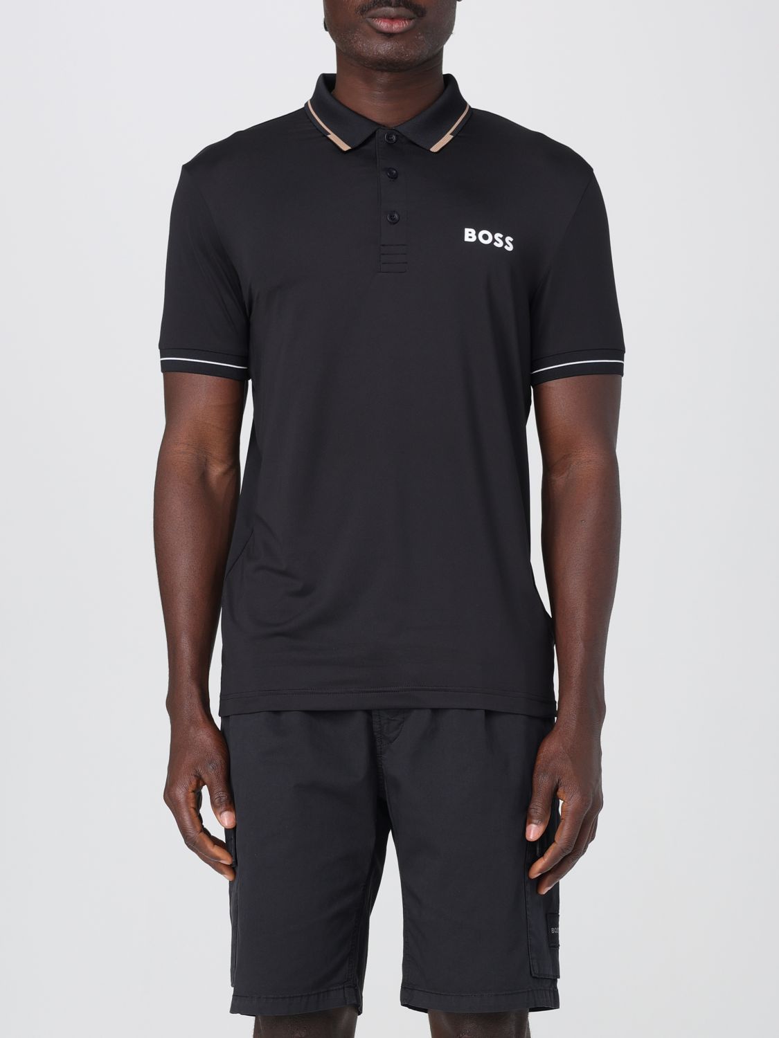 Boss Polo Shirt Men Black