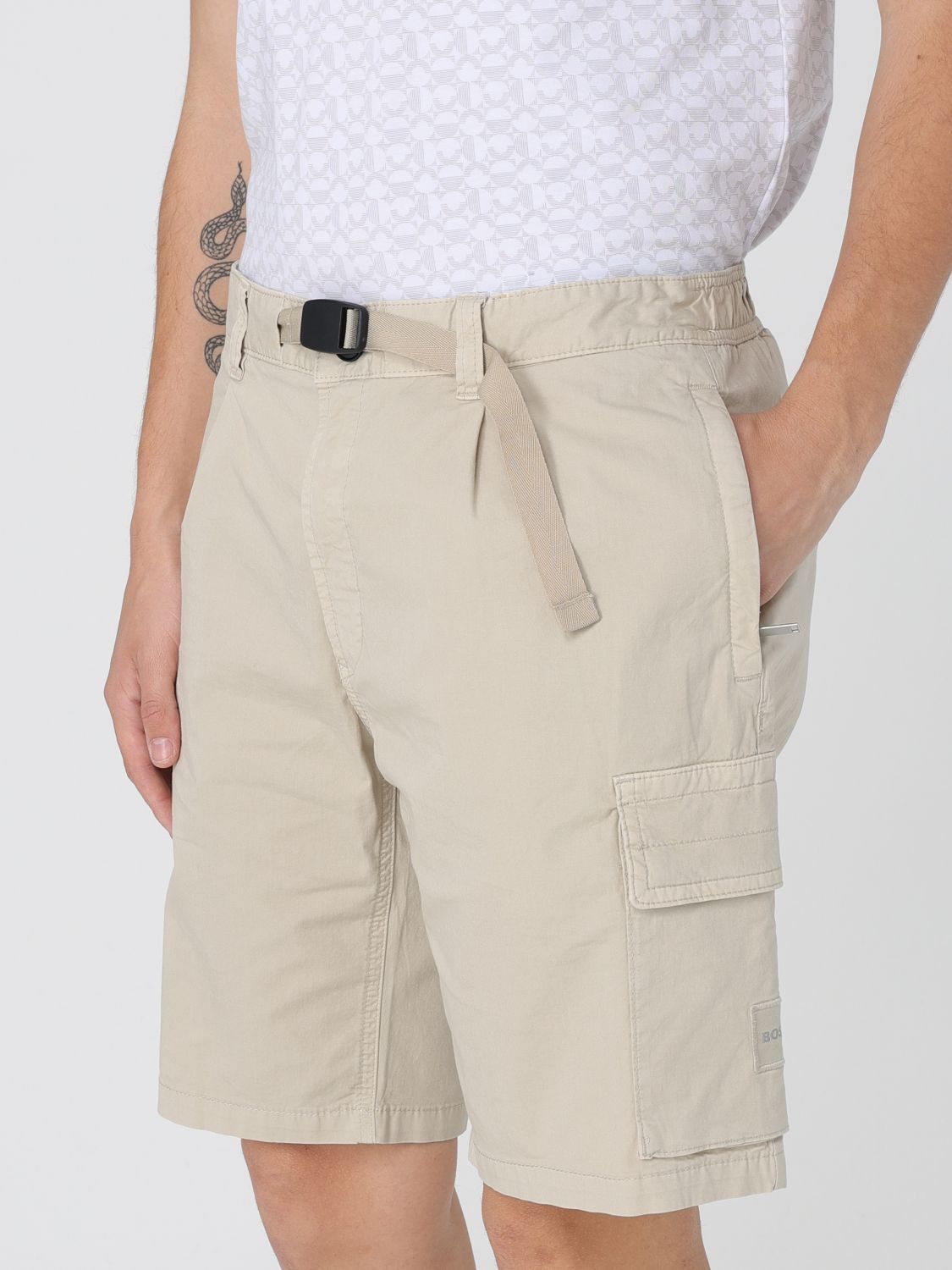 Boss Short Men Beige