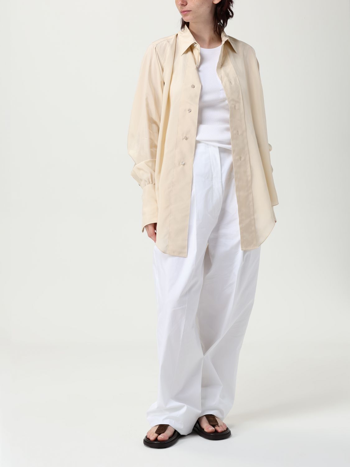 Maison Margiela Shirt Woman Yellow