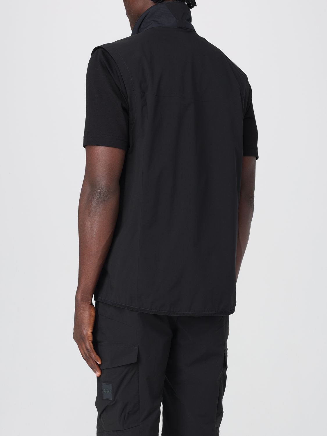 Boss Suit Vest Men Black