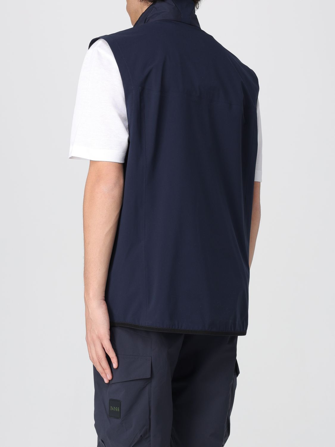 Boss Suit Vest Men Black