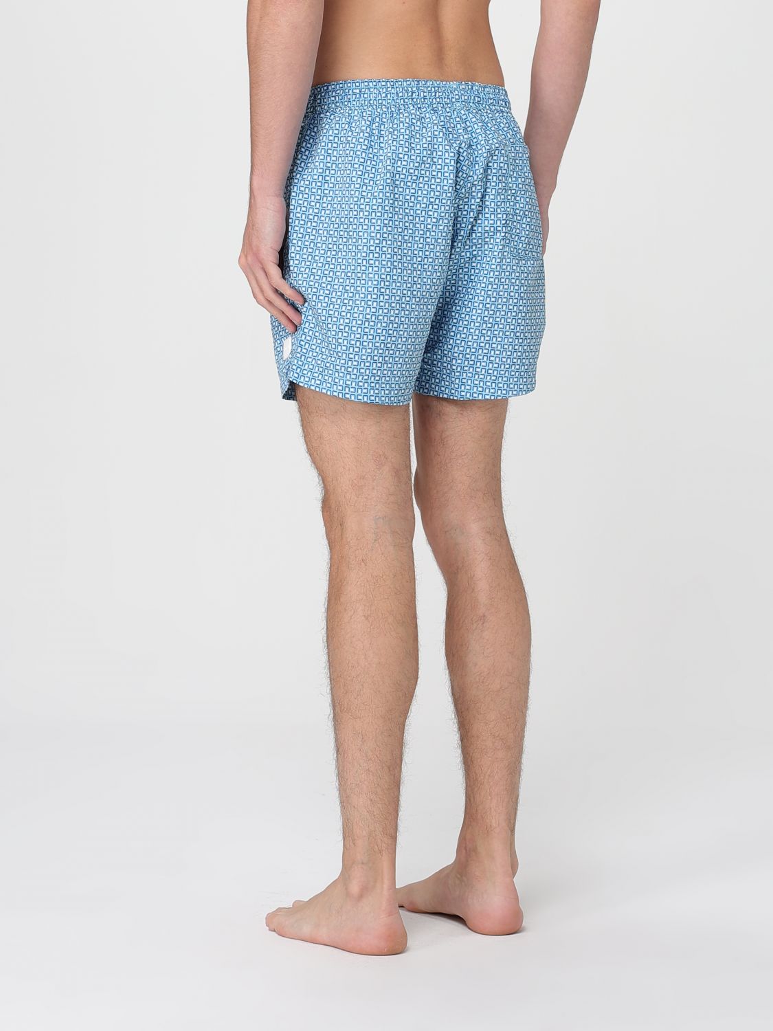 Boss Swimsuit Men Gnawed Blue