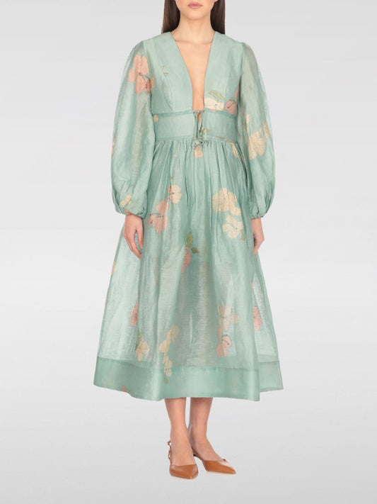 Zimmermann Dress Woman Sky Blue